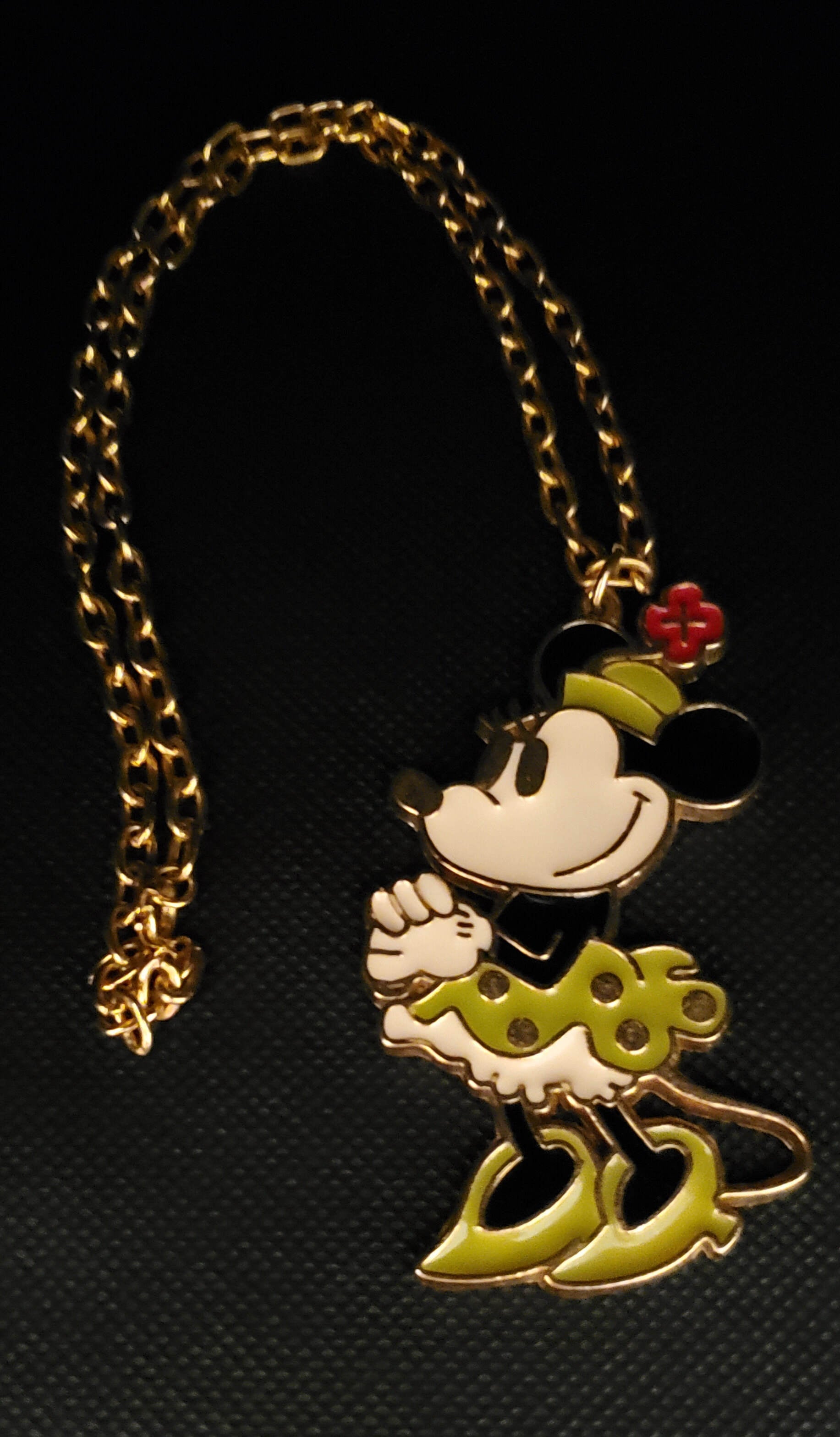 Vintage mickey top mouse necklace